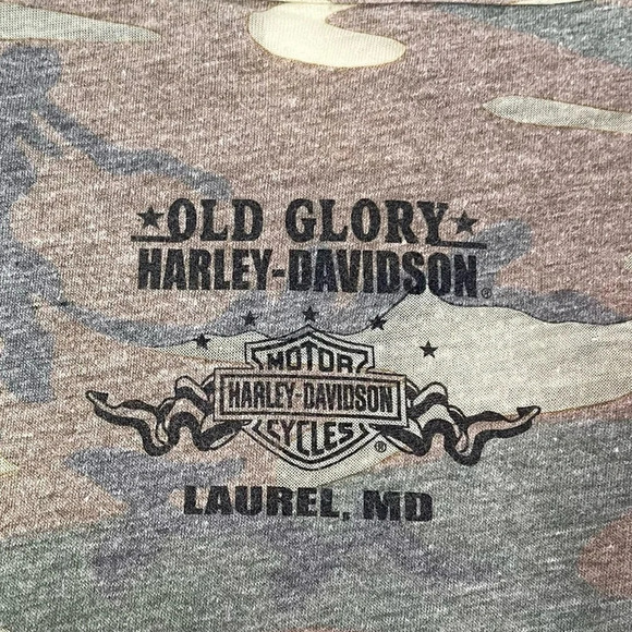 Harley Davidson camo tee Large Laurel Maryland - Picture 5 of 6
